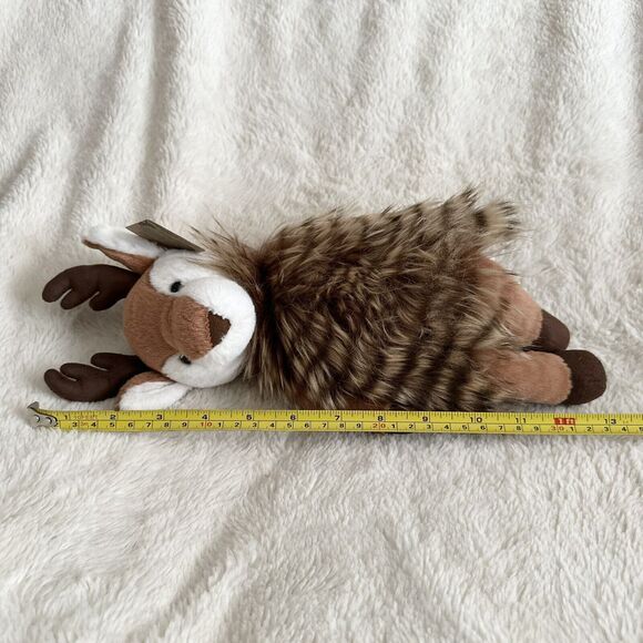 NWT Aurora World Fancifur Brown Deer 12” Plush Stuffed Animal Toy - Picture 6 of 6